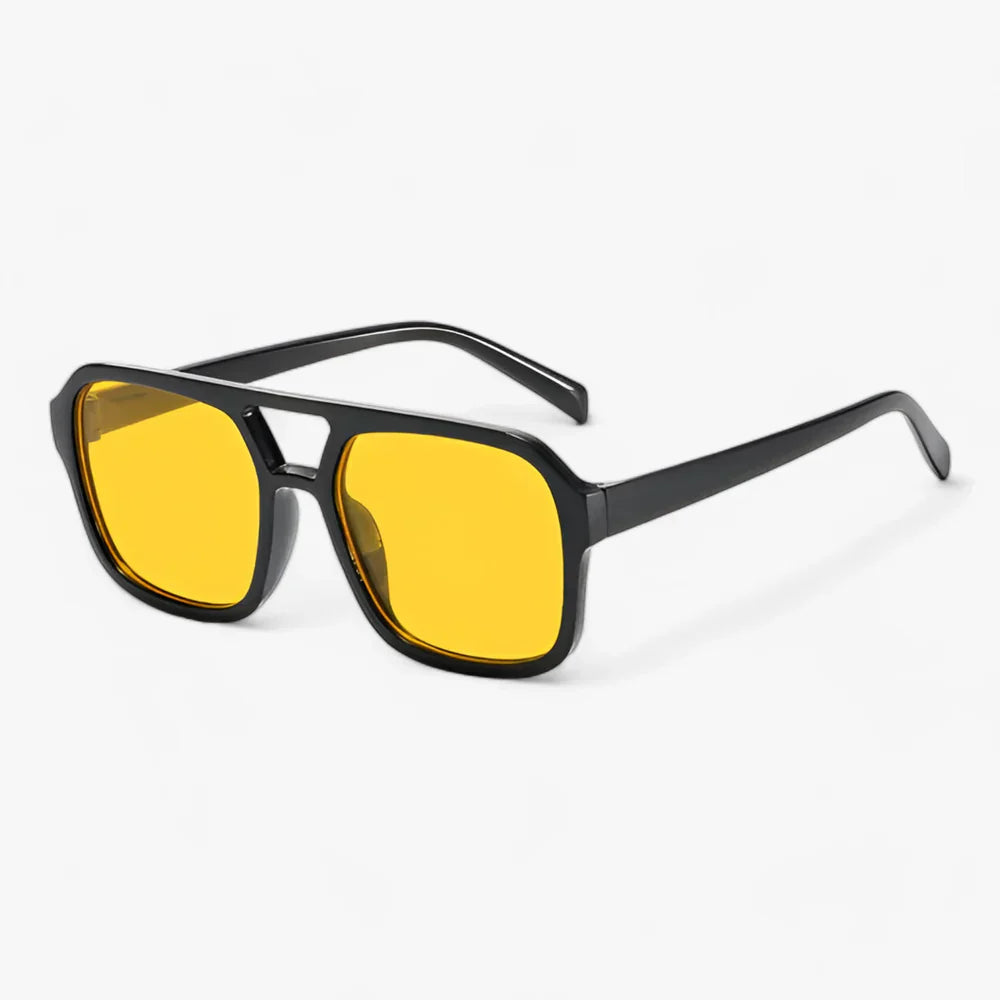 Aliams | Vintage-Viereck-Sonnenbrille Stilvoller Augenschutz für Alle Gelegenheiten