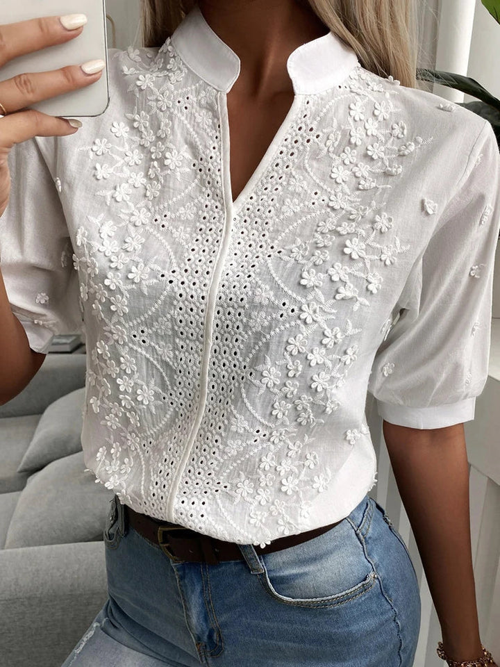 Aliams | Elegantes Top mit V-Ausschnitt