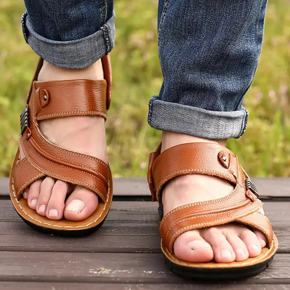 Aliams | Sandalen Aus Echtem Leder