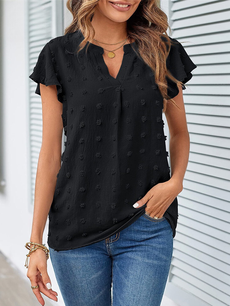 Aliams | Bluse mit Patchwork und Rüschen