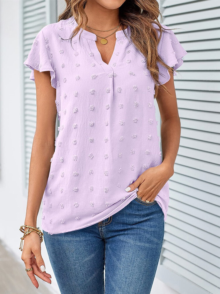 Aliams | Bluse mit Patchwork und Rüschen