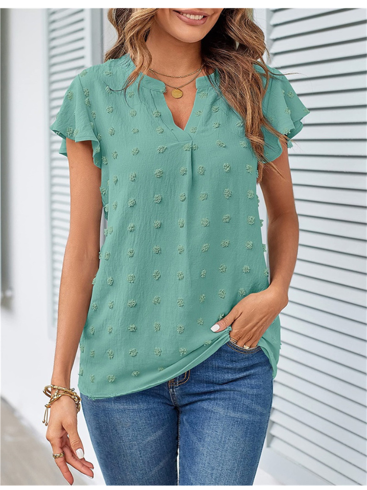 Aliams | Bluse mit Patchwork und Rüschen