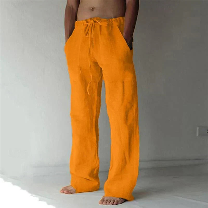 Aliams | Herren Baggy Leinenhose