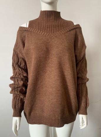 Elkeve | Schulter Pullover Trendig Und Bequem