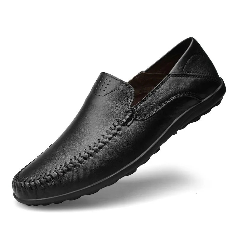 Aliams | Herren Sommer Loafer Schwarz