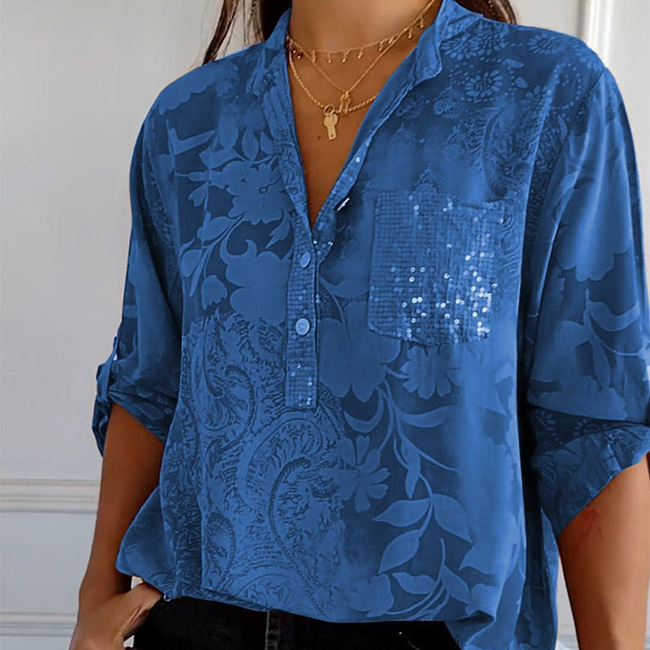 Aliams | Eleganter V-Ausschnitt – Feminin und Stilvoll