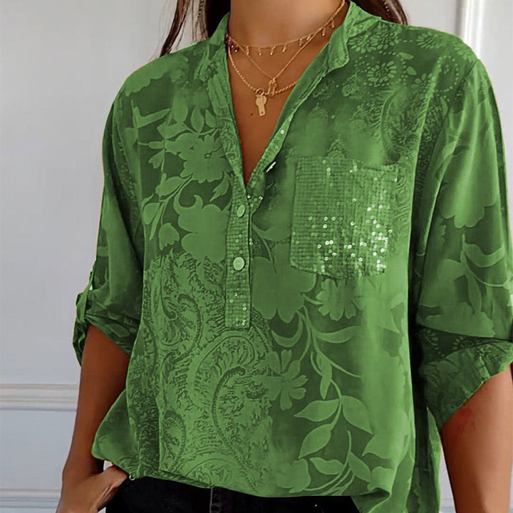 Aliams | Eleganter V-Ausschnitt – Feminin und Stilvoll