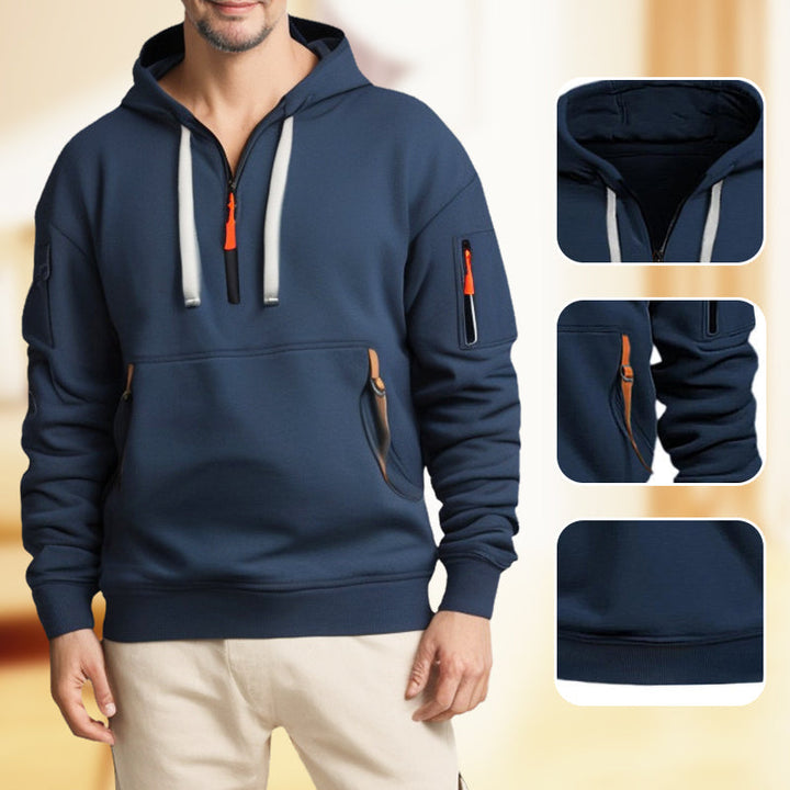 Herren Halbzip Hoodie für den Herbst