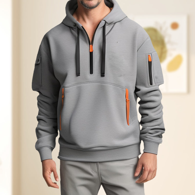 Herren Halbzip Hoodie für den Herbst