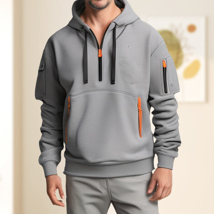 Herren Halbzip Hoodie für den Herbst