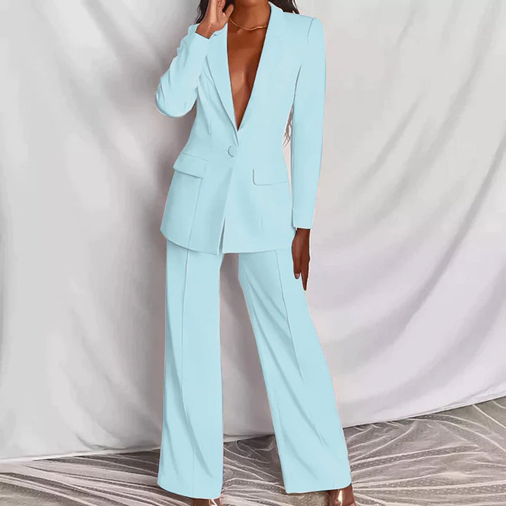 Aliams | Elegantes Ensemble Bestehend Aus Einem Edlen Blazer und Einer Eleganten Hose