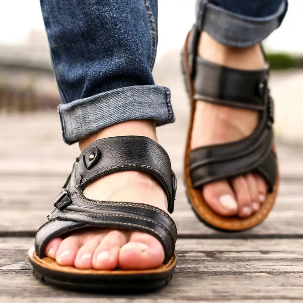 Aliams | Sandalen Aus Echtem Leder