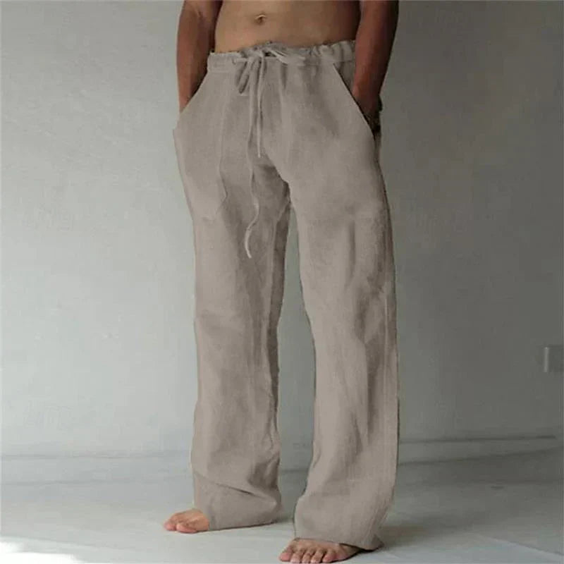 Aliams | Herren Baggy Leinenhose