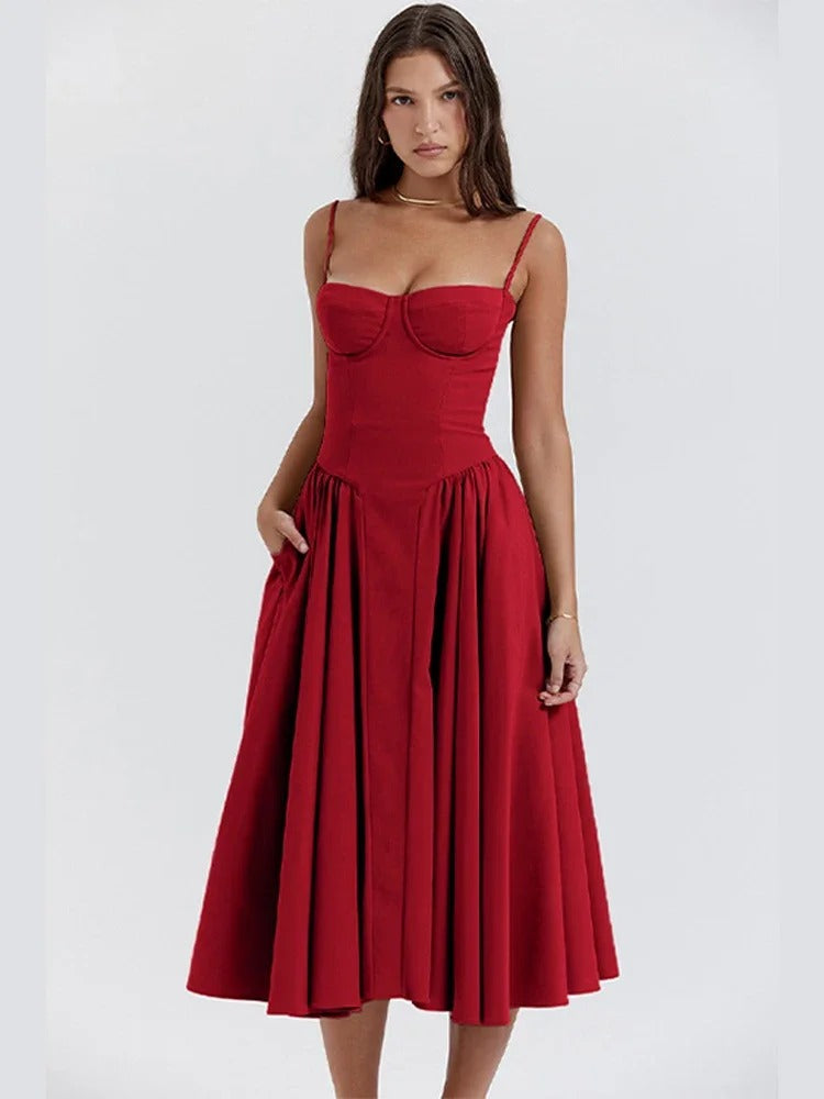 Aliams | Elegantes Ärmelloses Kleid