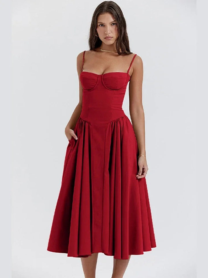 Aliams | Elegantes Ärmelloses Kleid