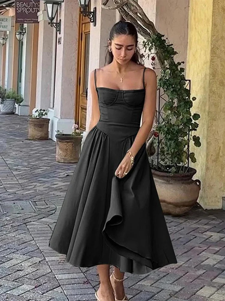 Aliams | Elegantes Ärmelloses Kleid