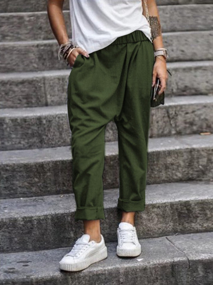 Aliams | Lässige Leinenhose Look