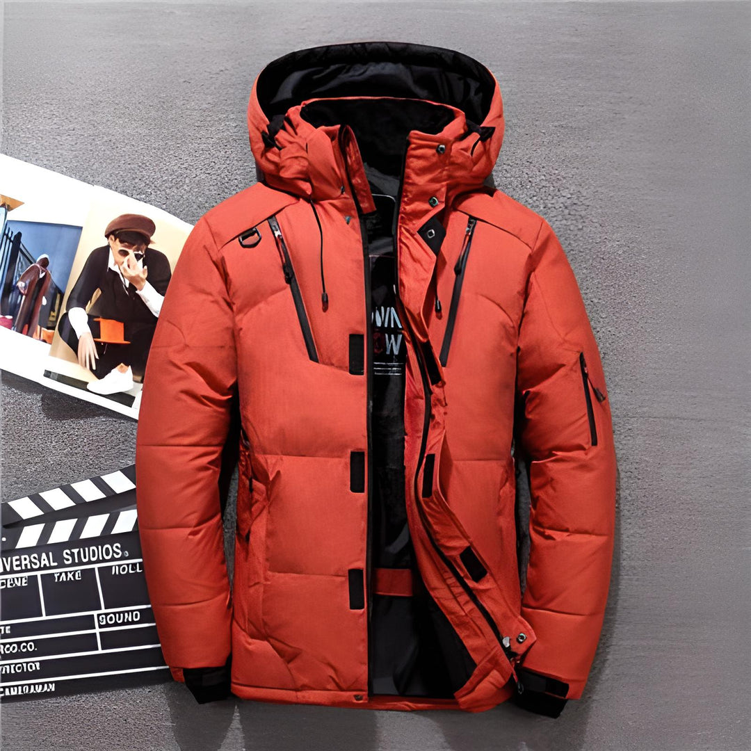 Luxuriöse Daunenjacke für Herren – Leicht und Warm im Winter