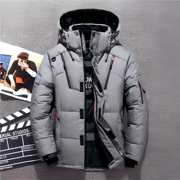 Luxuriöse Daunenjacke für Herren – Leicht und Warm im Winter