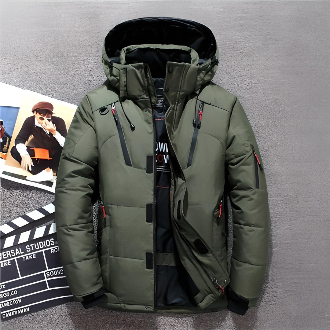 Luxuriöse Daunenjacke für Herren – Leicht und Warm im Winter