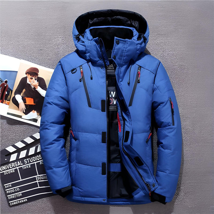 Luxuriöse Daunenjacke für Herren – Leicht und Warm im Winter